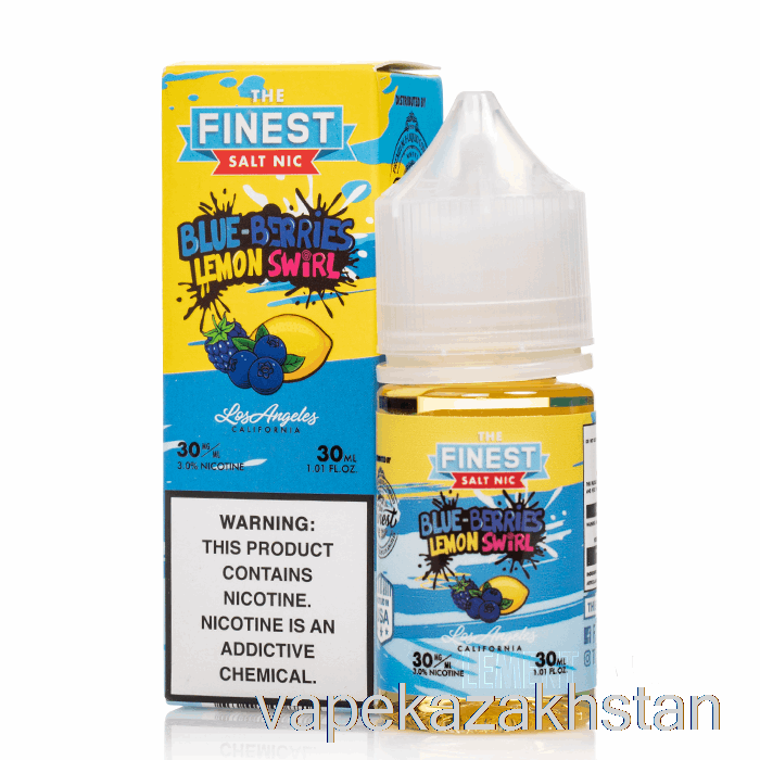 Vape Kazakhstan Blue-Berries Lemon Swirl - The Finest Candy Edition Salt Nic - 30mL 30mg
